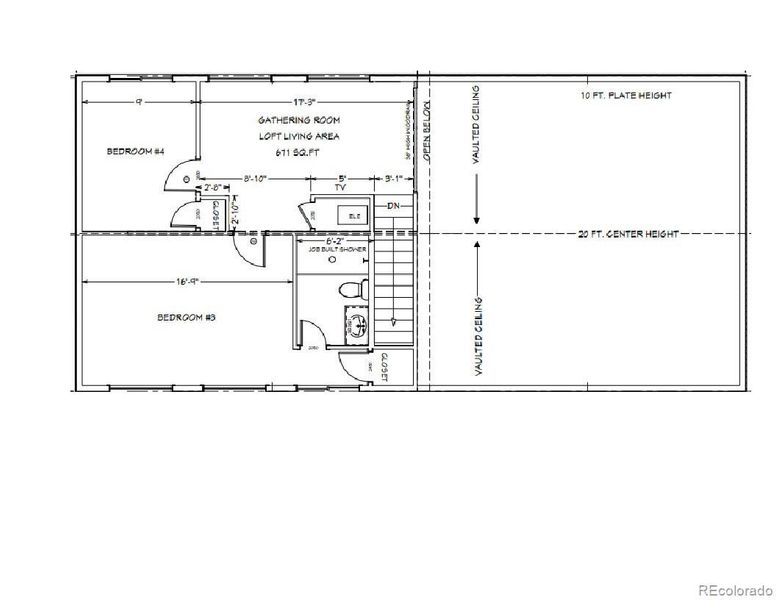 2D floor plan layout of this home in , Fairplay, CO (Image 4). 2D floor plan layout of this home in , Fairplay, CO (Image 4).
