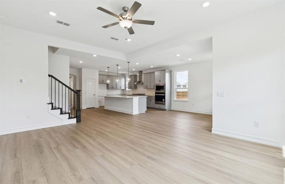 View of kitchen from gathering room View of kitchen from gathering room