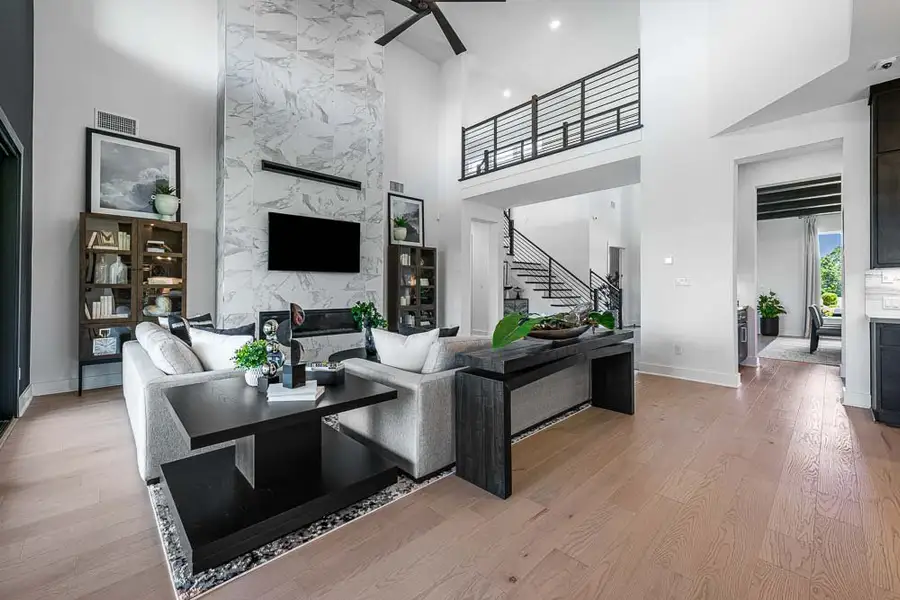 Furnished interior view inside a new home in Travisso, Leander (Image 4).