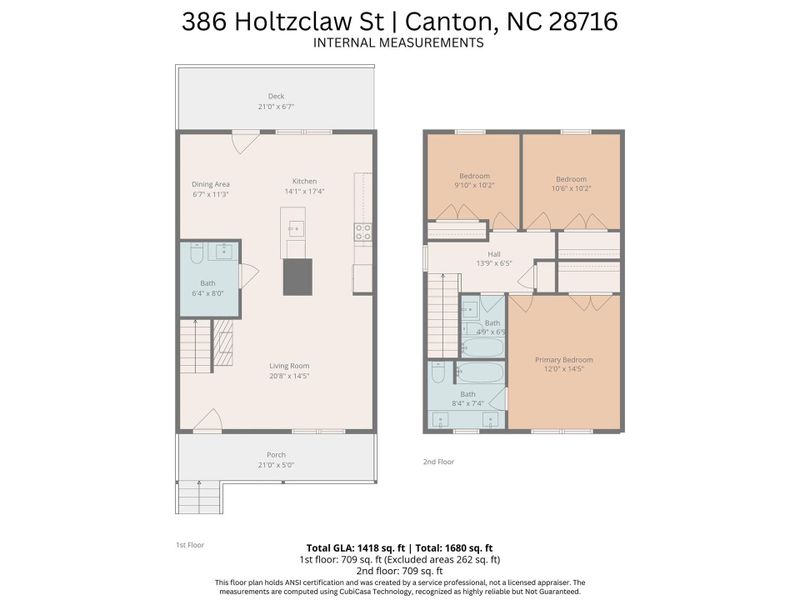 2D floor plan layout of this home in , Canton, NC (Image 3).