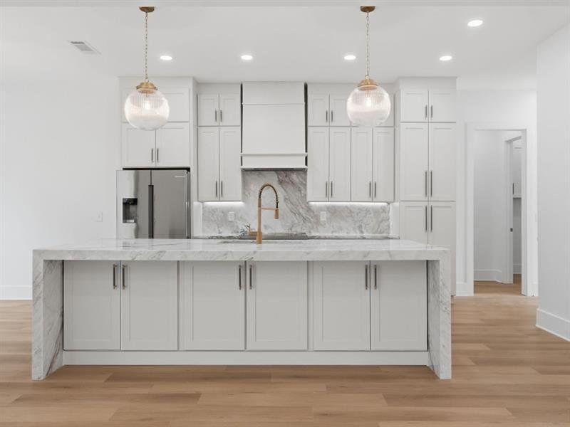 Furnished interior view inside a new home in , Canton (Image 43).