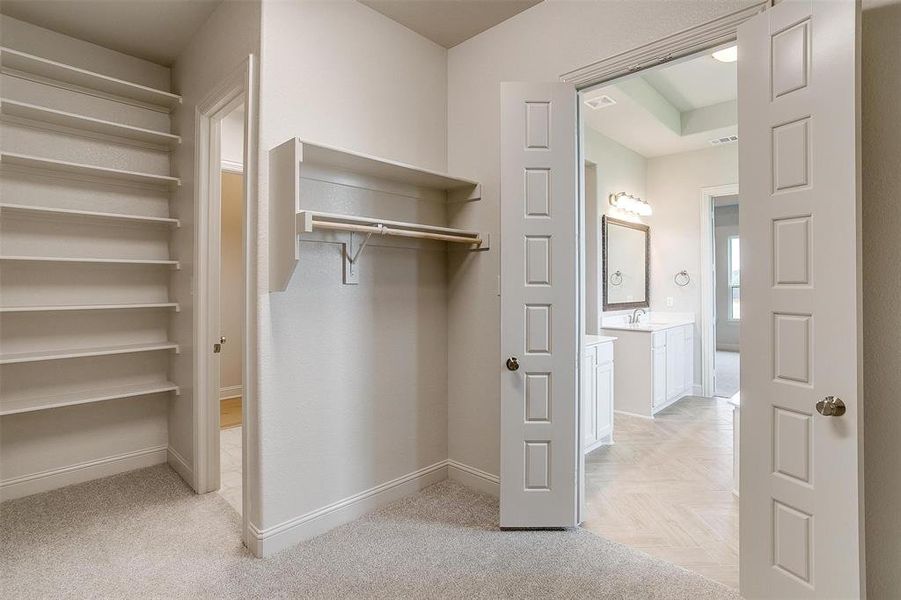 Closet with sink