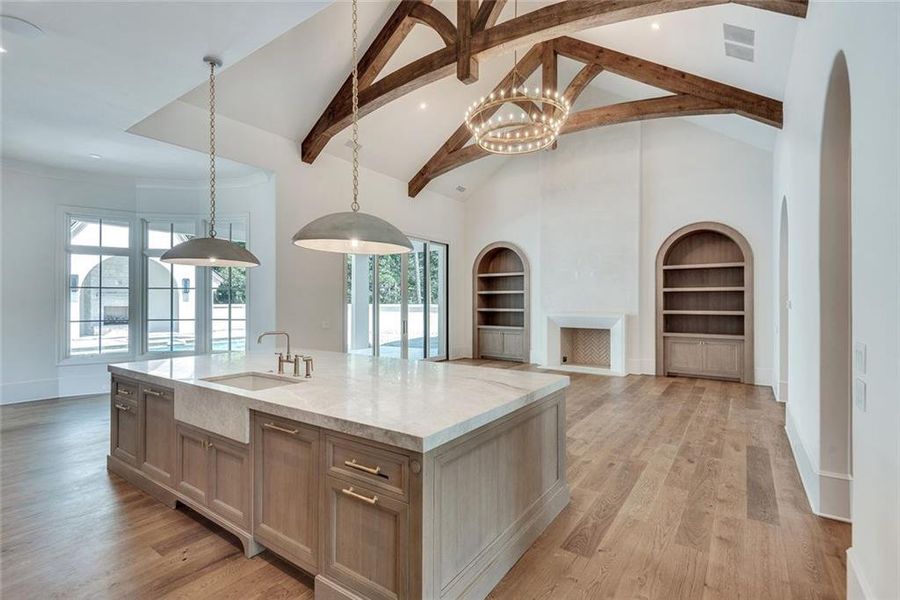 Furnished interior view inside a new home in , Alpharetta (Image 38).