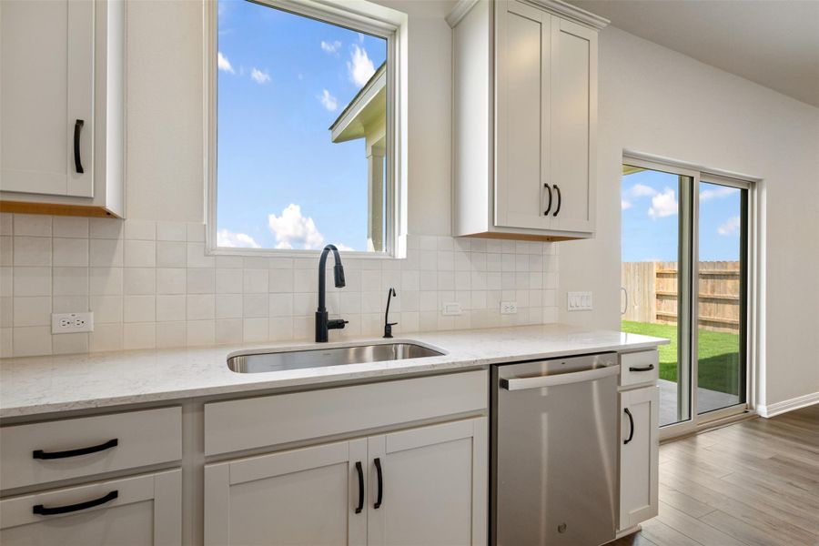 Furnished interior view inside a new home in Patterson Ranch, Georgetown (Image 9).