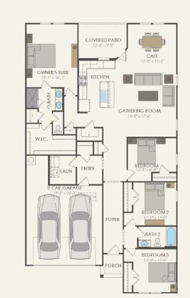 Pulte Homes, Orchard/36 floor plan