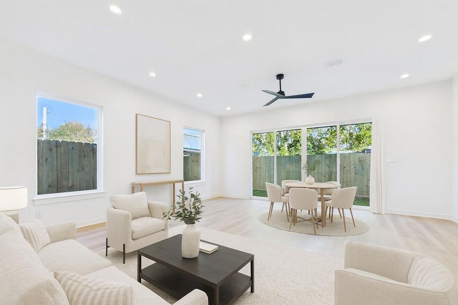 Virtual staging Living