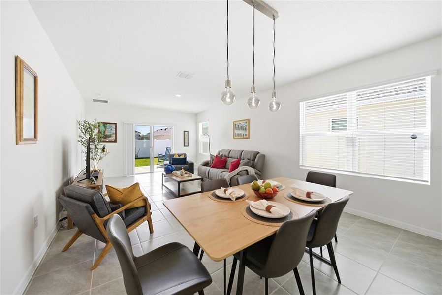 Furnished interior view inside a new home in , Harmony (Image 5). Furnished interior view inside a new home in , Harmony (Image 5).