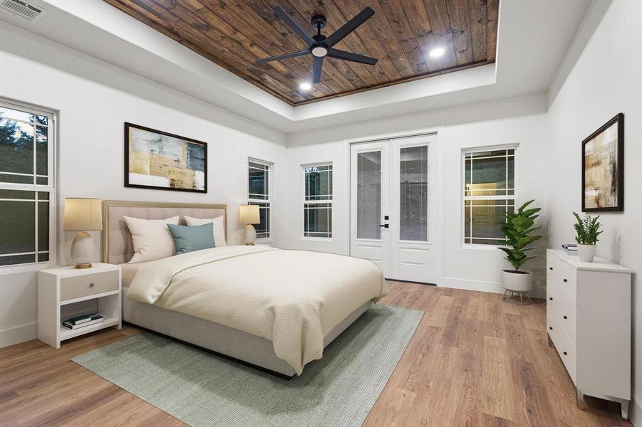 Primary Bedroom with Virtual Staging