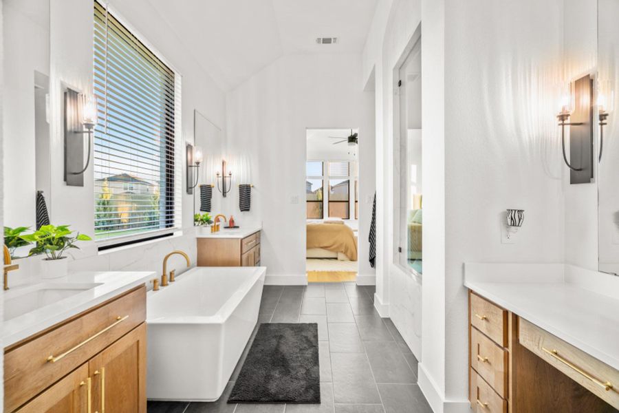 Furnished interior view inside a new home in , Liberty Hill (Image 15). Furnished interior view inside a new home in , Liberty Hill (Image 15).