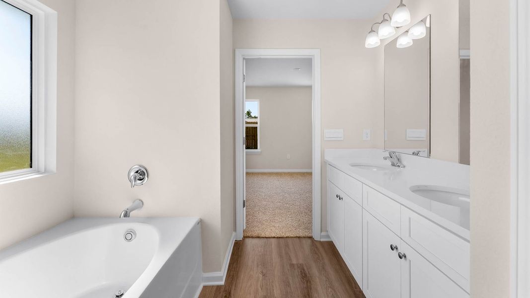 Furnished interior view inside a new home in Park Place, Panama City (Image 10). Furnished interior view inside a new home in Park Place, Panama City (Image 10).