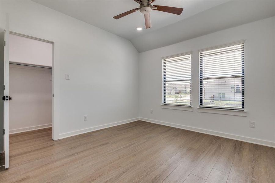 One of four upstairs bedroom