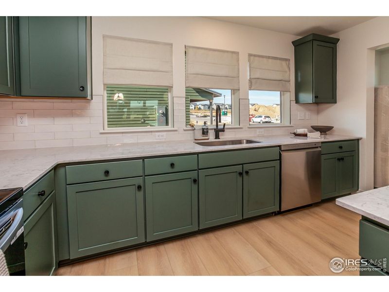 Furnished interior view inside a new home in Prairie Song Story Collection - Single Family Homes, Windsor (Image 26).