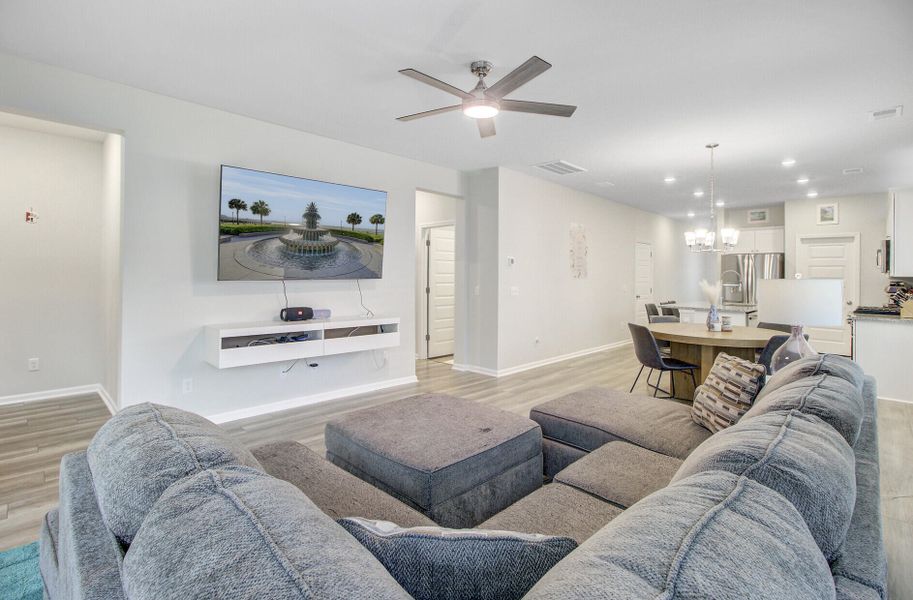 Furnished interior view inside a new home in , Summerville (Image 29).