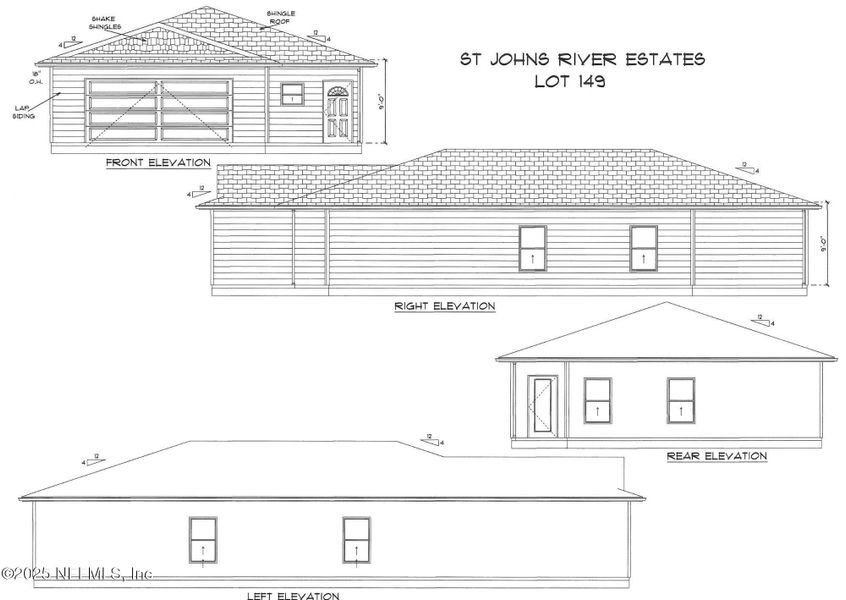 Exterior rendering of this home design in , Satsuma, FL (Image 3).