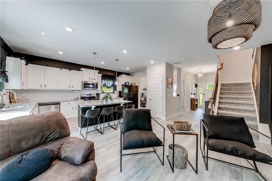 Furnished interior view inside a new home in , Maysville (Image 9).