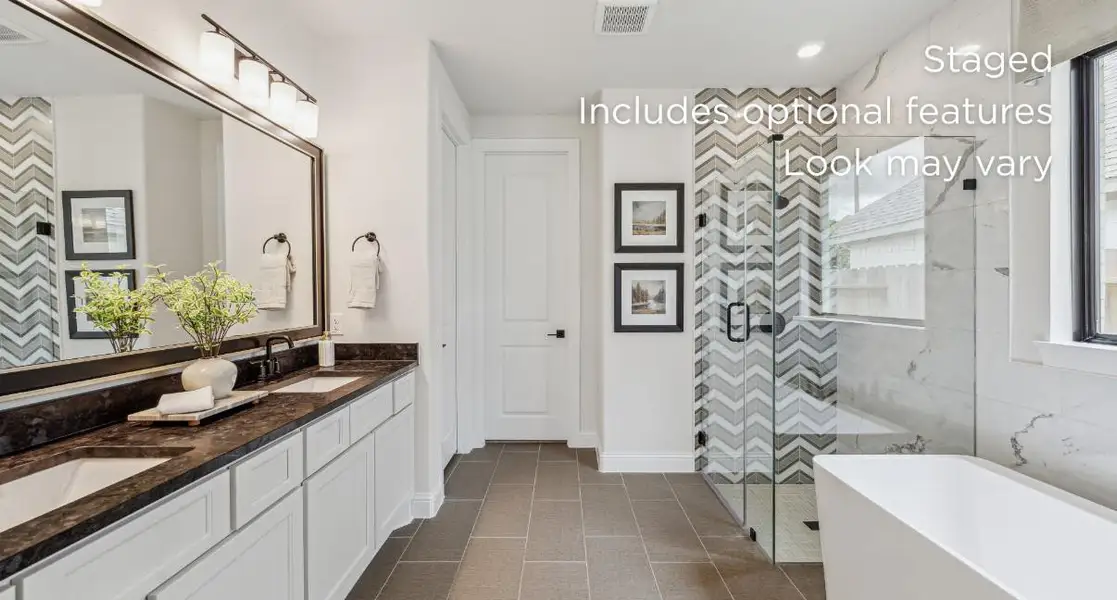 Furnished interior view inside a new home in WILDTREE 50', Montgomery (Image 12).