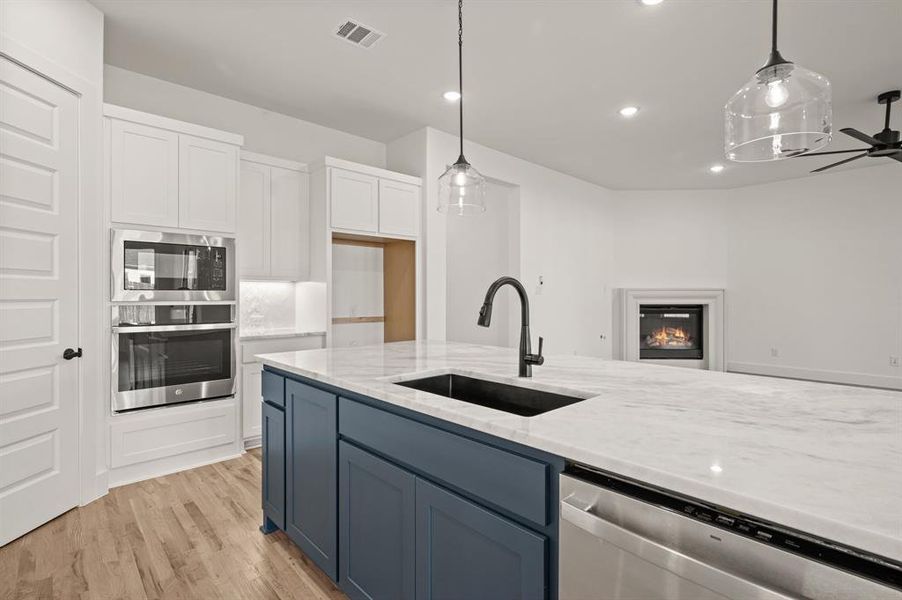 Furnished interior view inside a new home in Parks of Aledo, Aledo (Image 8).