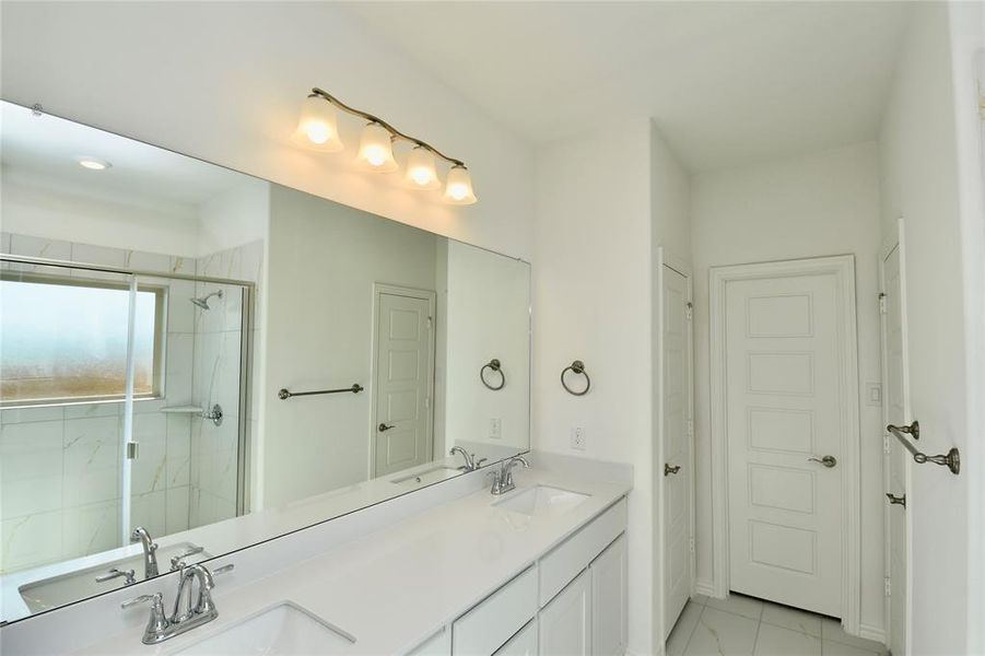 Furnished interior view inside a new home in Courts Of Bonnie Brae, Denton (Image 8).