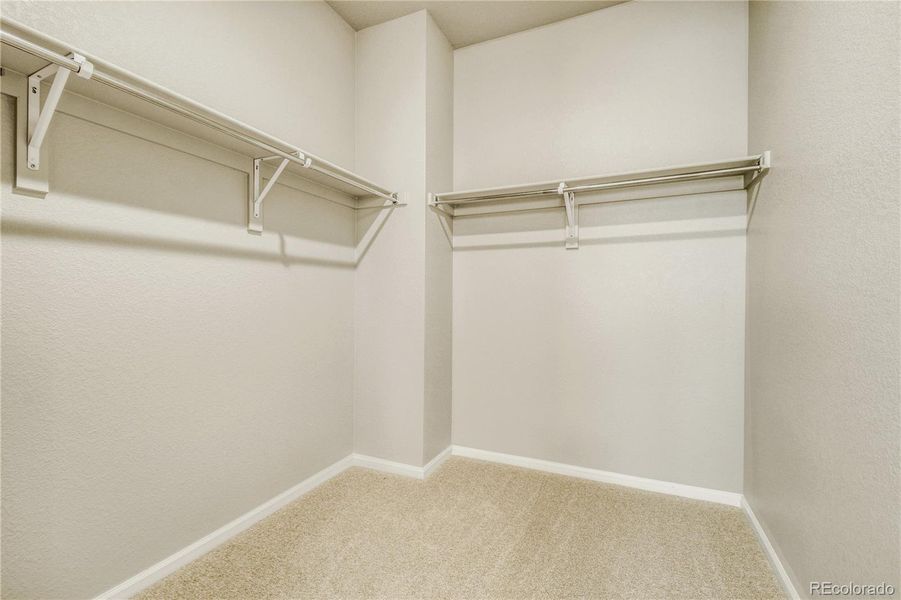 Primary walk-in closet
