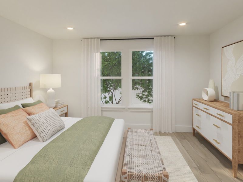 Furnished interior view inside a new home in Poplar Farms, Franklin (Image 6).