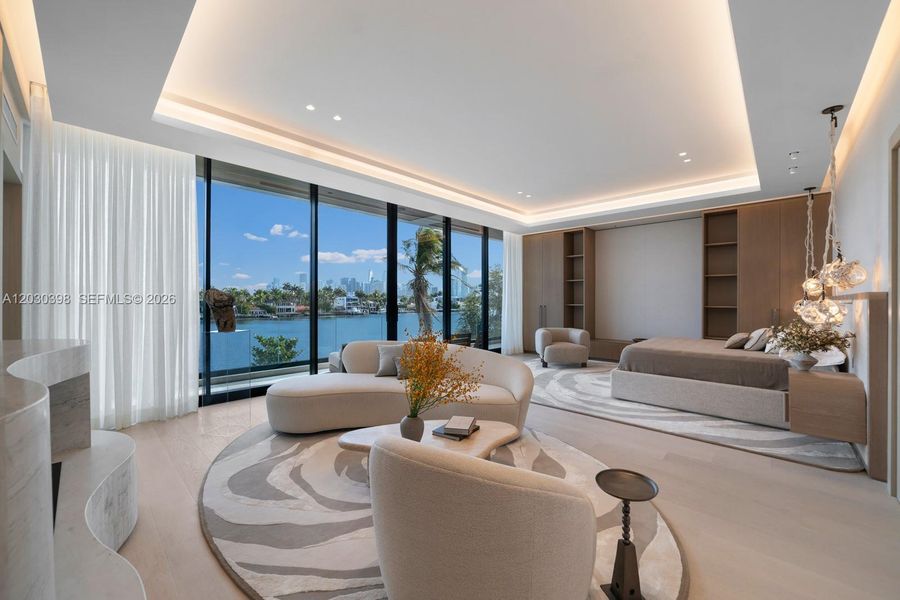 Furnished interior view inside a new home in , Miami Beach (Image 10).
