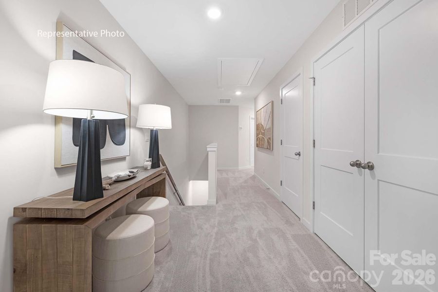 Furnished interior view inside a new home in Sanctuary at Southgate, Indian Trail (Image 5).