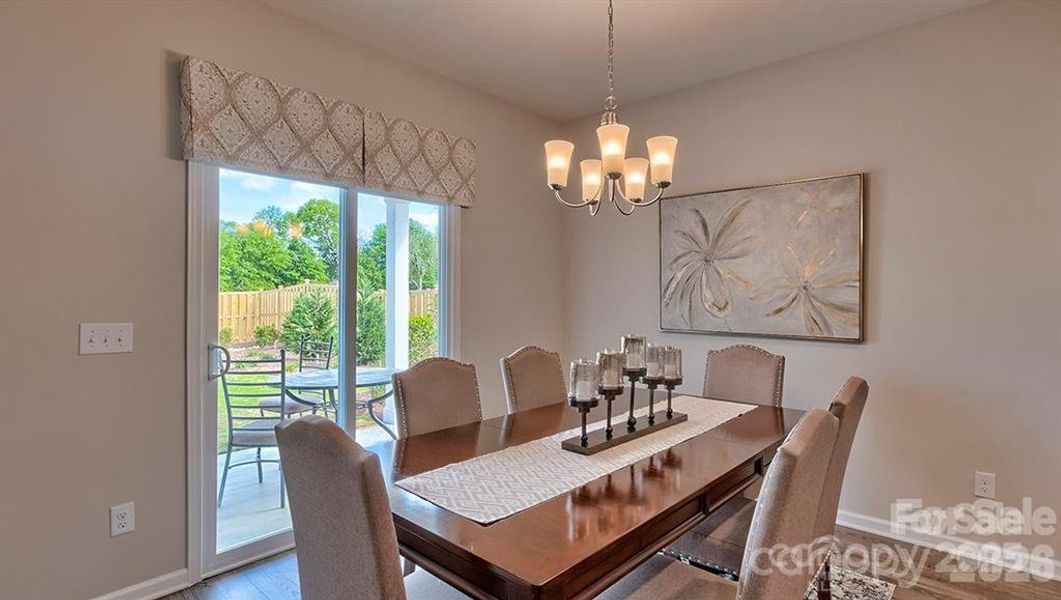 Furnished interior view inside a new home in Clark Creek Landing, Lincolnton (Image 15).