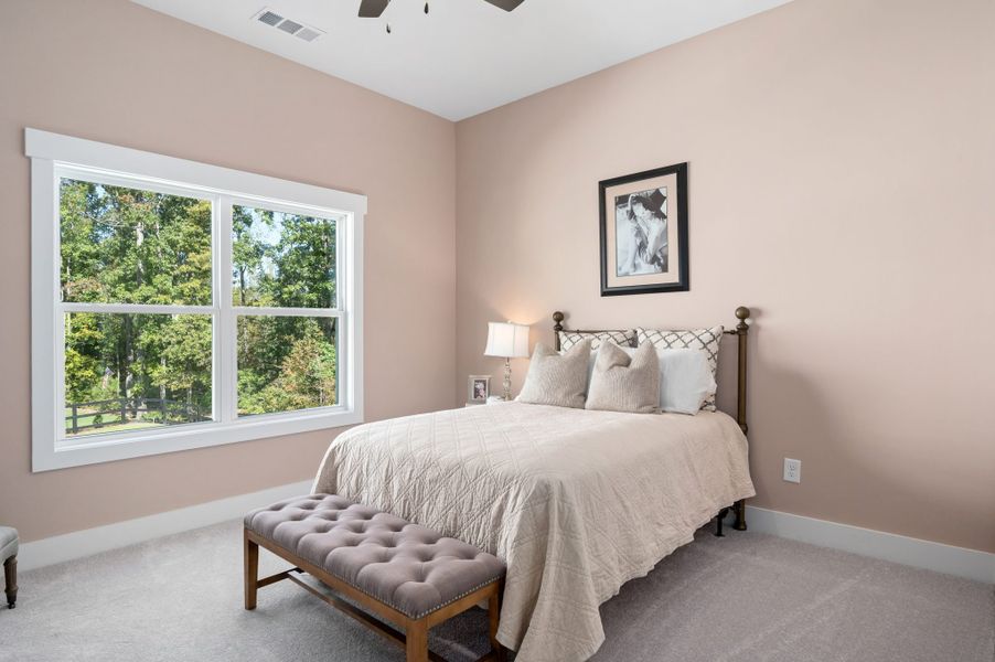 Representative furnished interior of a home built from the Chatsworth by Peachtree Residential in White Post on Lake Lanier, Gainesville (Image 7).