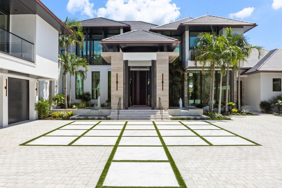 Front exterior of a new home in , Jupiter, FL, highlighting curb appeal (Image 30).