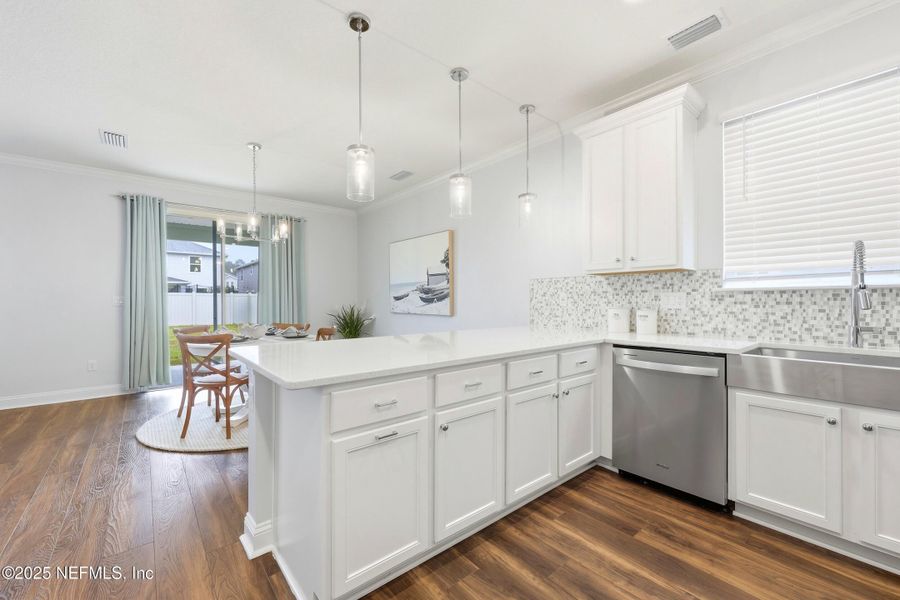 Furnished interior view inside a new home in , St. Augustine (Image 17).