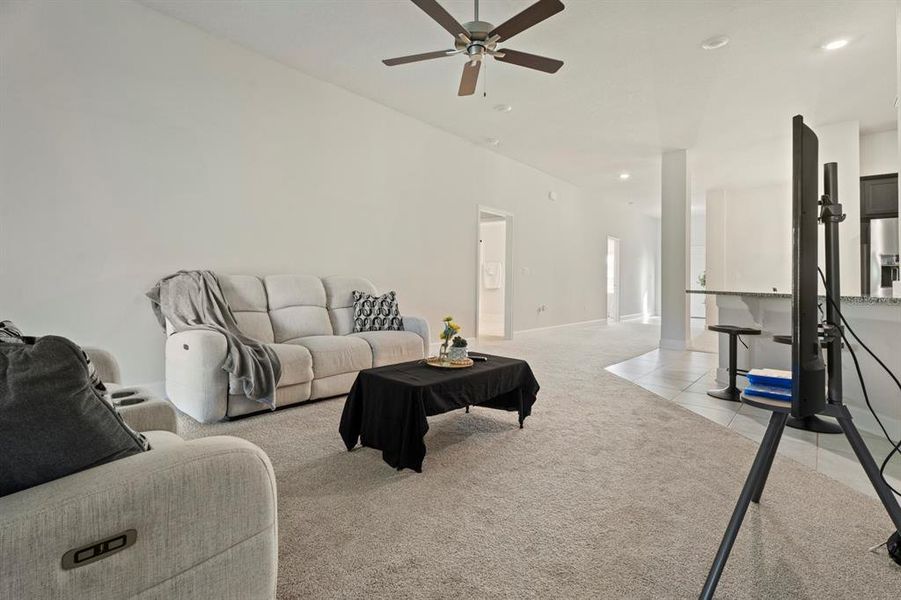 Furnished interior view inside a new home in , Harmony (Image 16).