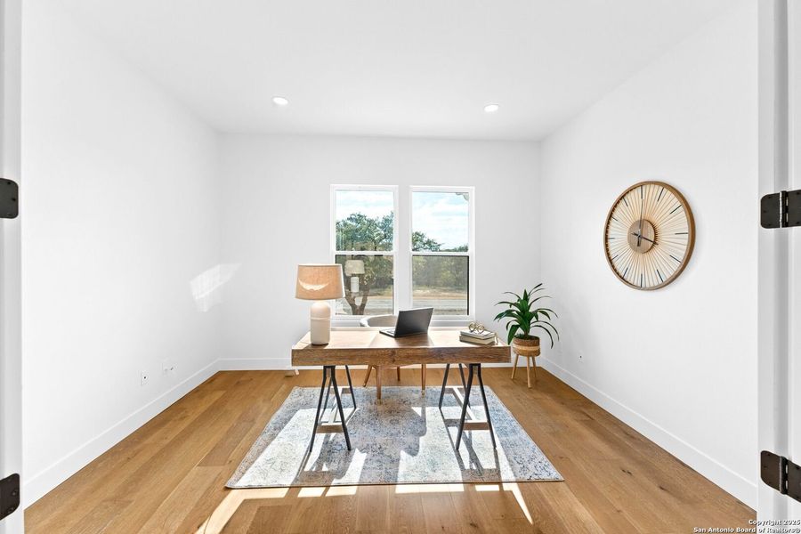 Furnished interior view inside a new home in , Boerne (Image 15).