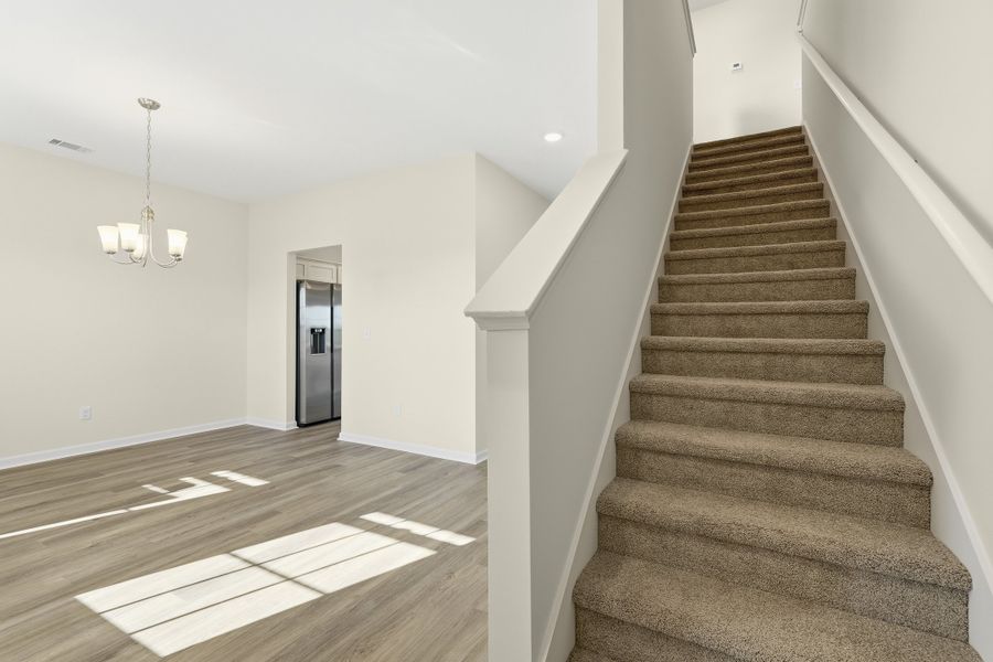 Representative unfurnished interior of a home built from the The Catherine by RTS Homes in The Village at Sassafras, Allenhurst (Image 15).