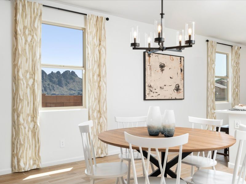 Furnished interior view inside a new home in Summerstone II, Marana (Image 7).