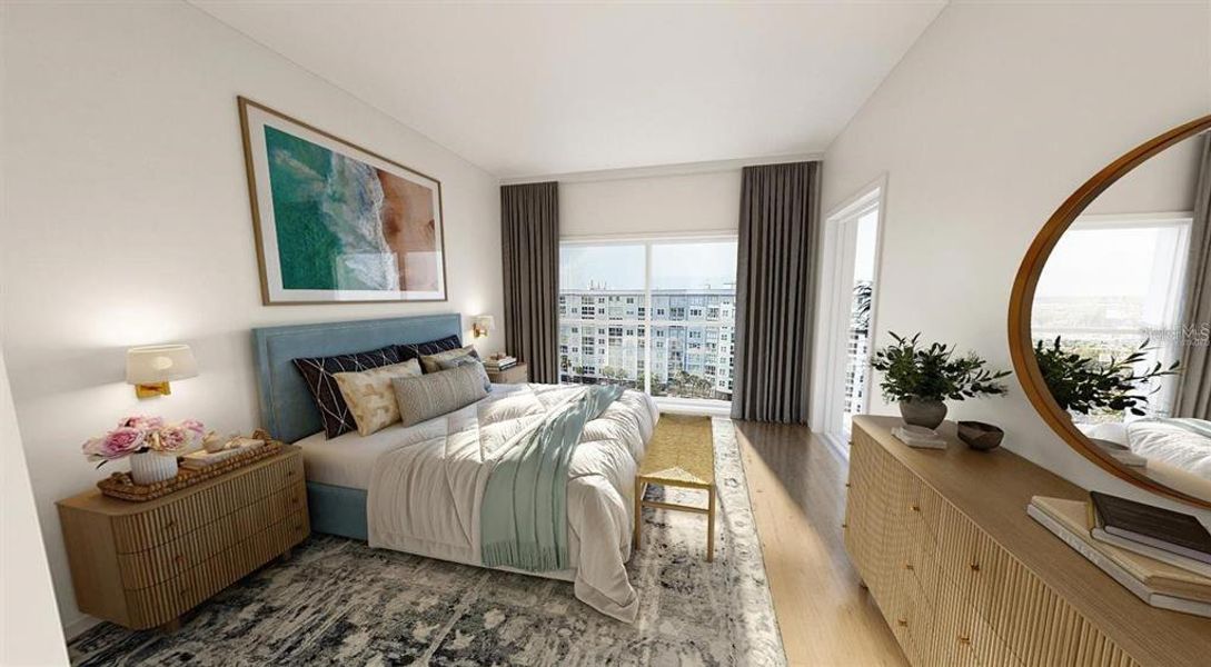 Furnished interior view inside a new home in Aqua Harbor, New Port Richey (Image 13).