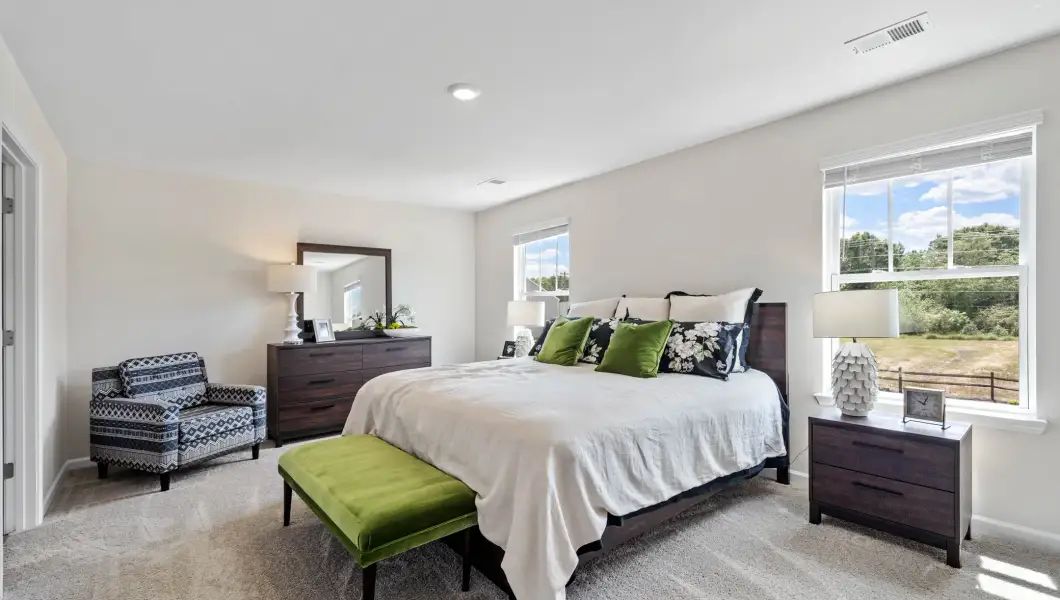 Furnished interior view inside a new home in Rocky River Ridge, Anderson (Image 28).