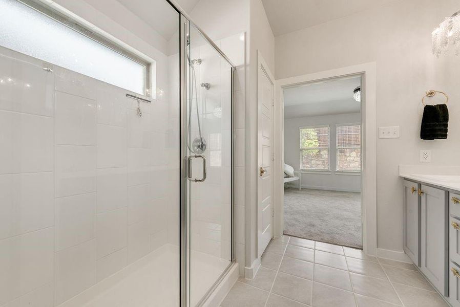 Furnished interior view inside a new home in Tesoro at Chisholm Trail Ranch, Crowley (Image 7).
