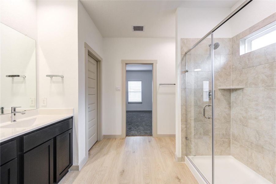 Furnished interior view inside a new home in , Katy (Image 30).