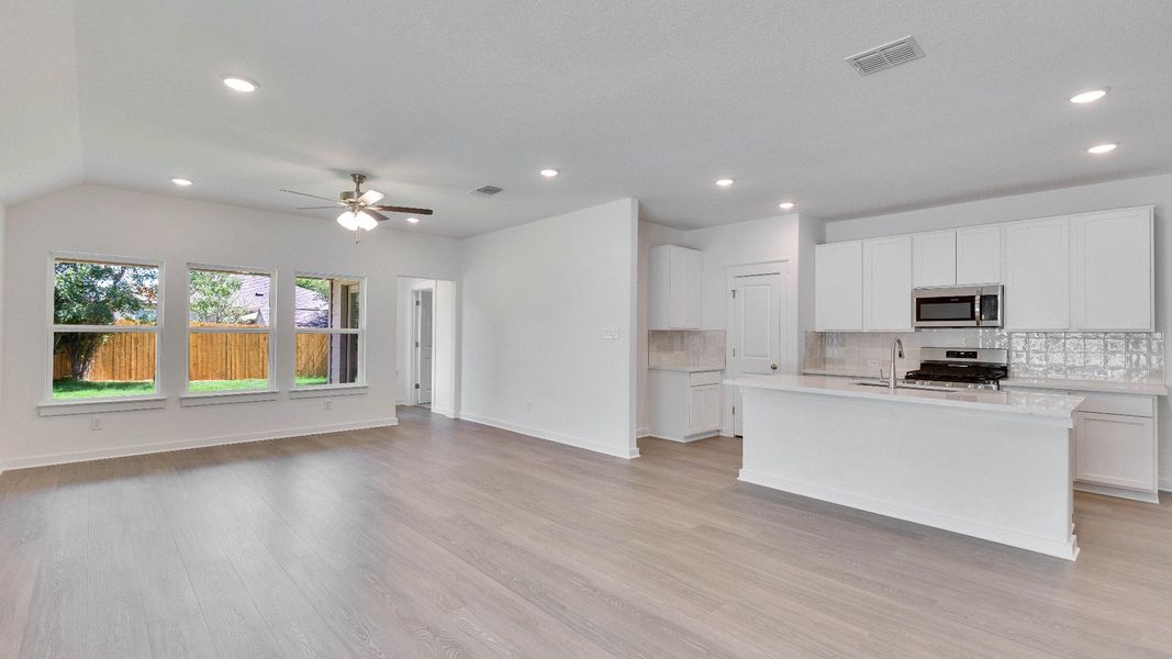 Furnished interior view inside a new home in Creeks Crossing, Elgin (Image 10).