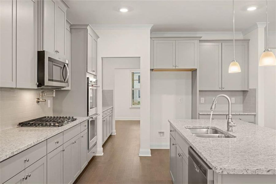 Furnished interior view inside a new home in Wildwood, Covington (Image 8).