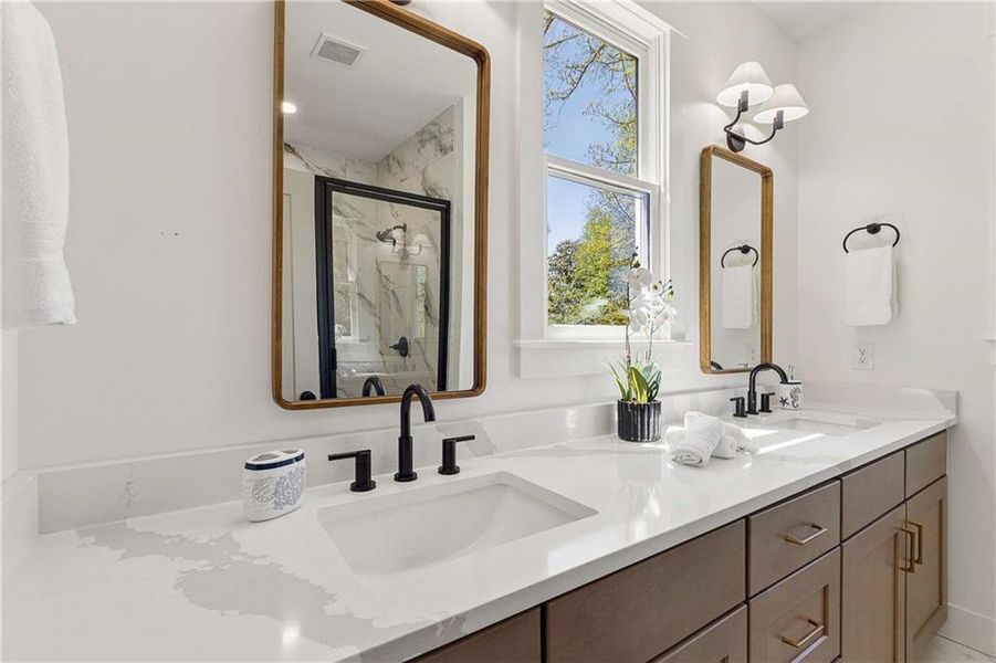 Furnished interior view inside a new home in , Atlanta (Image 44). Furnished interior view inside a new home in , Atlanta (Image 44).