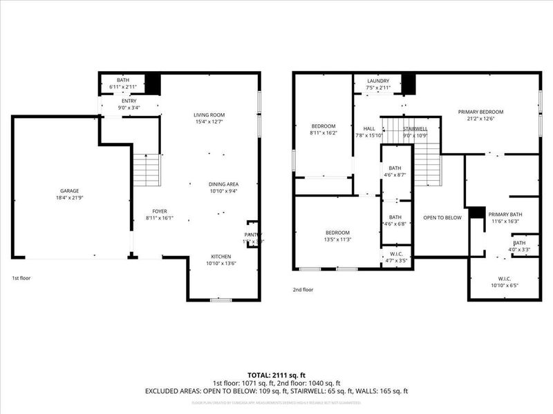 2D floor plan layout of this home in , Houston, TX (Image 5).