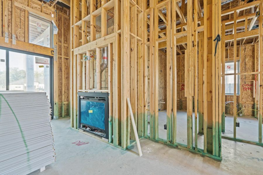 In-progress construction of a new home in The Park and The Reserve, Fulshear, TX (Image 17).