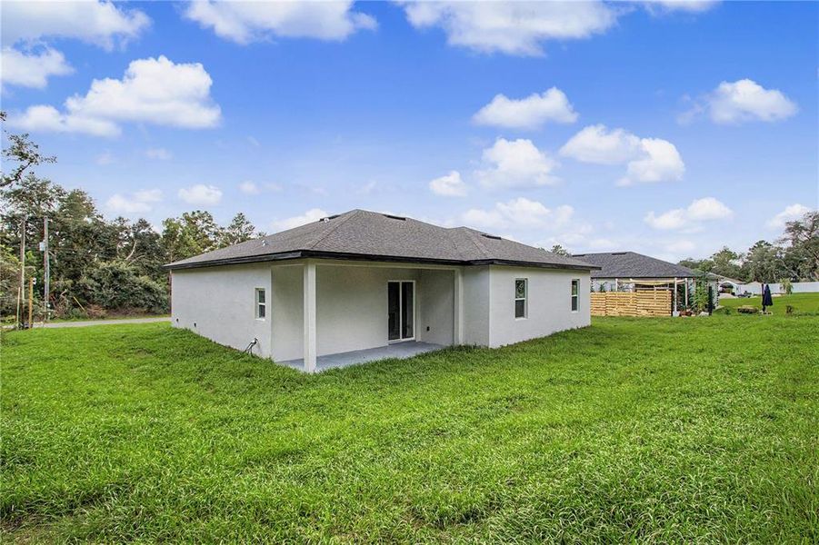 Exterior details and patio area of a home in , Ocala (Image 36).