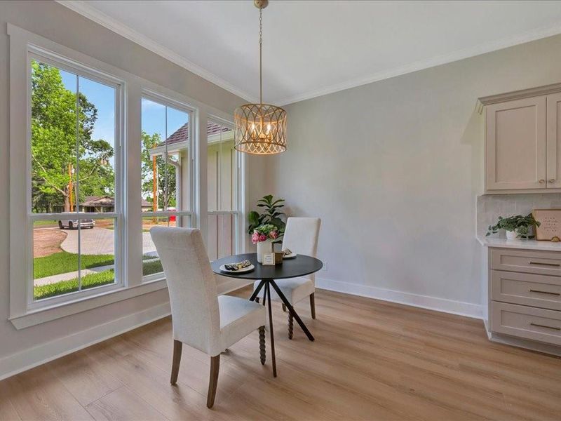 Furnished interior view inside a new home in , Lufkin (Image 6).