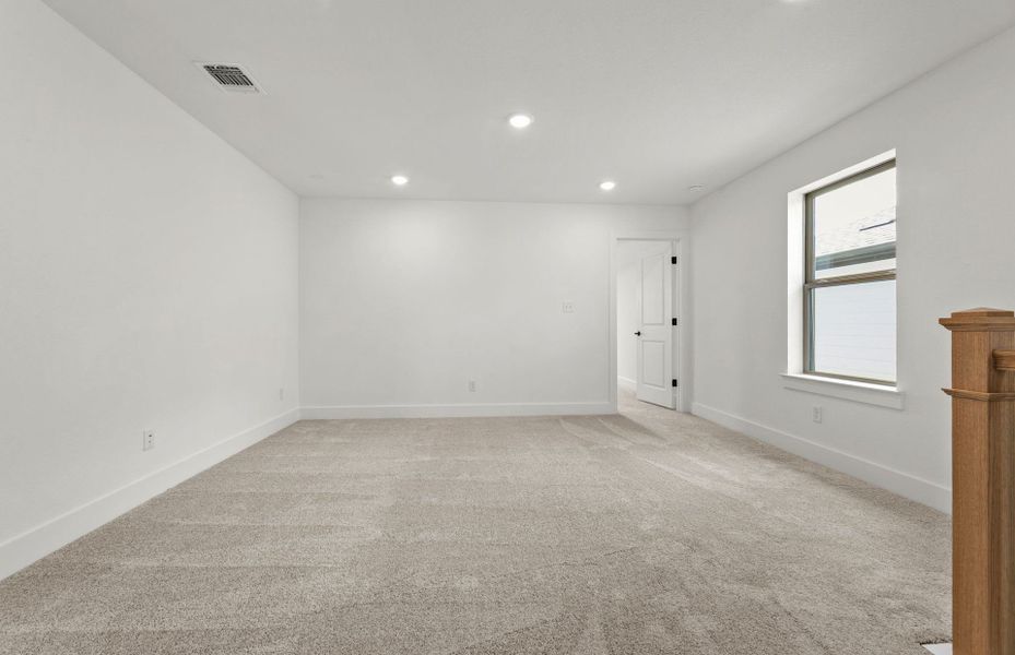 Spacious, unfurnished interior of a new home in Saddleback at Santa Rita Ranch, Liberty Hill (Image 29). Spacious, unfurnished interior of a new home in Saddleback at Santa Rita Ranch, Liberty Hill (Image 29).