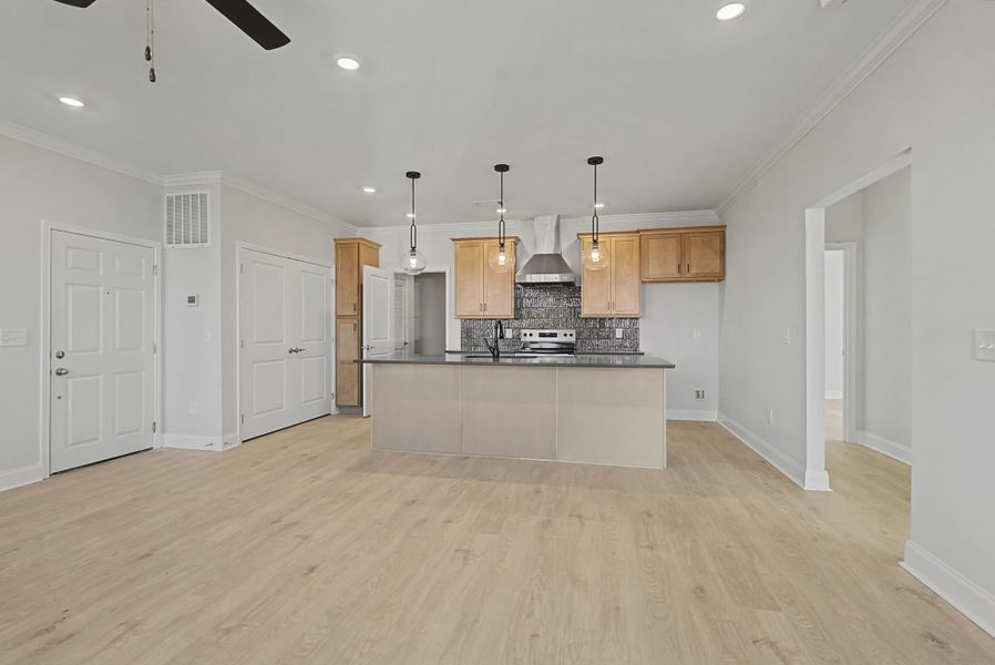 Carothers Farms Town Center Homes (Condos) Kitchen and Great Room
