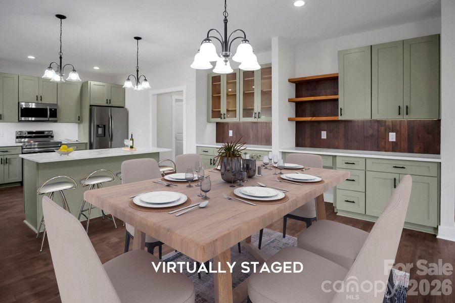 Furnished interior view inside a new home in , Shelby (Image 11).