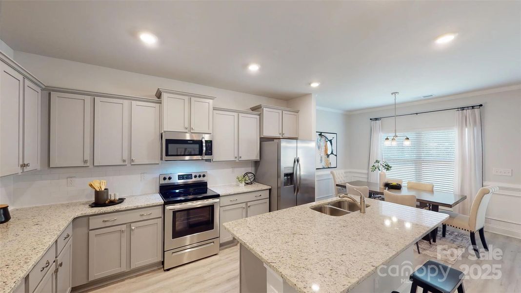 Furnished interior view inside a new home in Swann Hills, Statesville (Image 6).