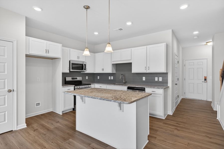 Furnished interior view inside a new home in The Andros, Dalton (Image 7).